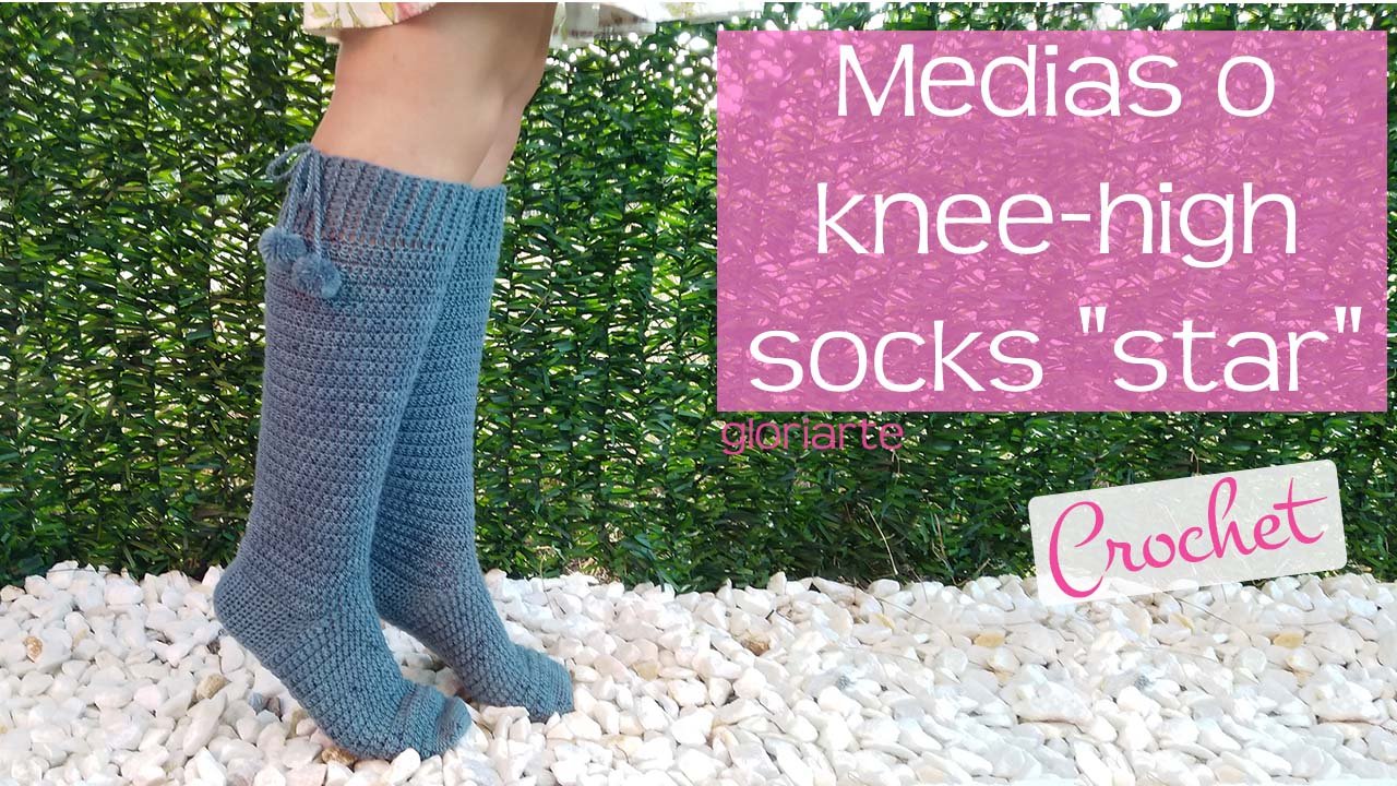 Medias o knee-high socks “star”