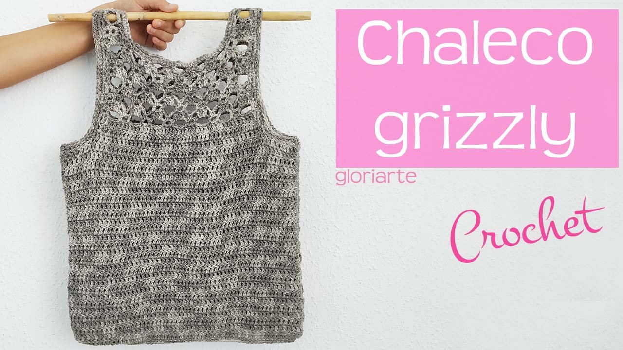 Chaleco grizzly crochet