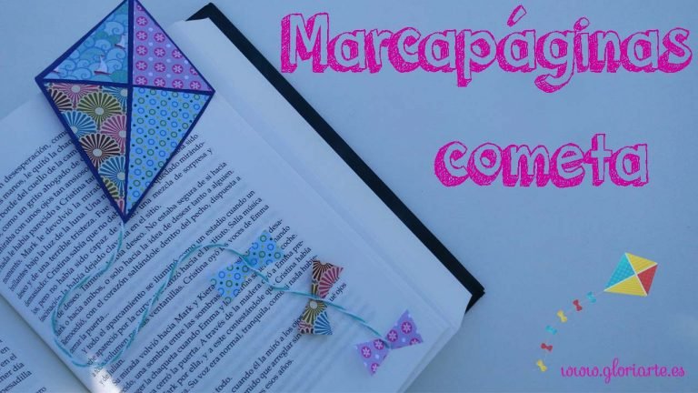 Marcapáginas cometa DIY