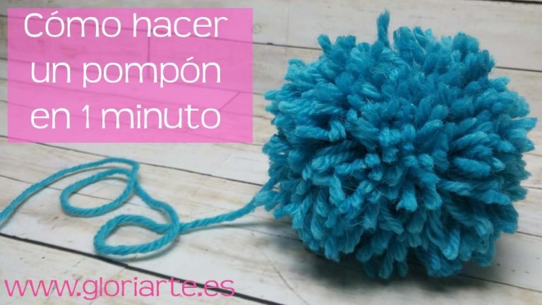 Cómo hacer un pompón en 1 minuto