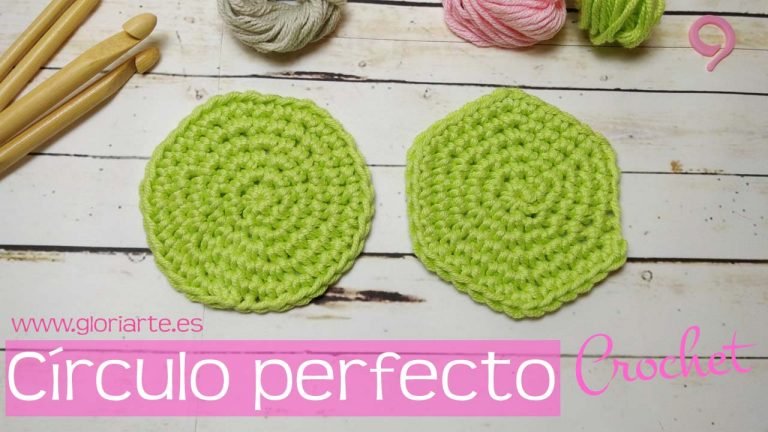 Cómo hacer un círculo perfecto de crochet