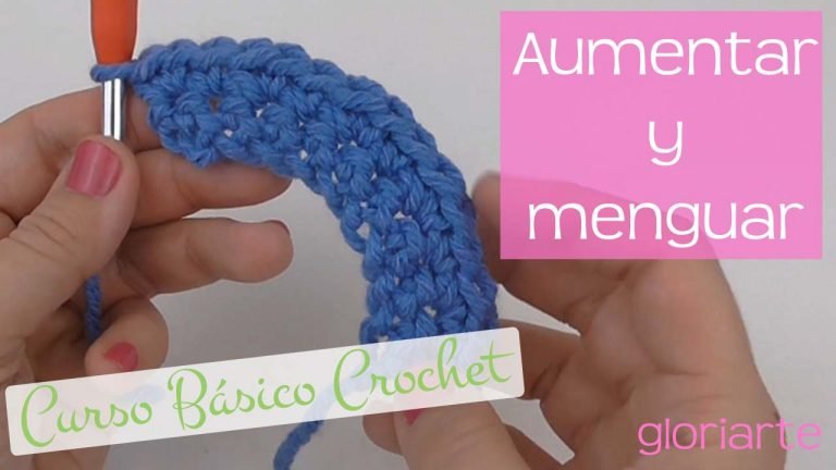 Curso crochet: aumentos y disminuciones