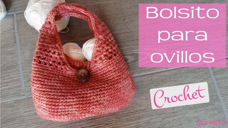 Bolsito para ovillos y madejas crochet y knitting