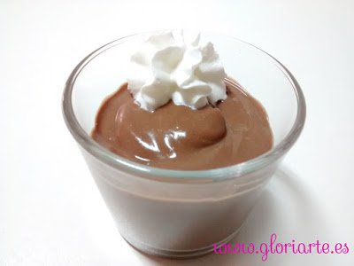 Natillas de chocolate con leche