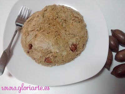 Tortita de avena y nueces pecanas