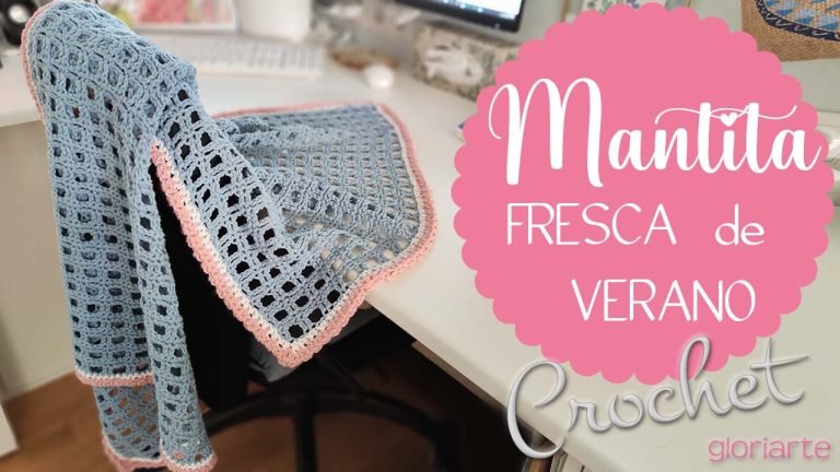 Mantita fresca de verano crochet