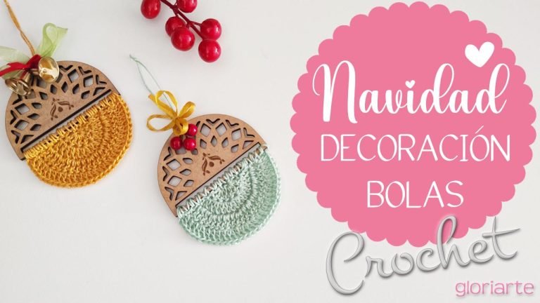 Bolas Navidad en CROCHET Xtool